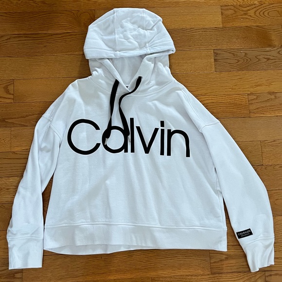 CALVIN KLEIN XL CROPPED HOODIE - Picture 1 of 2